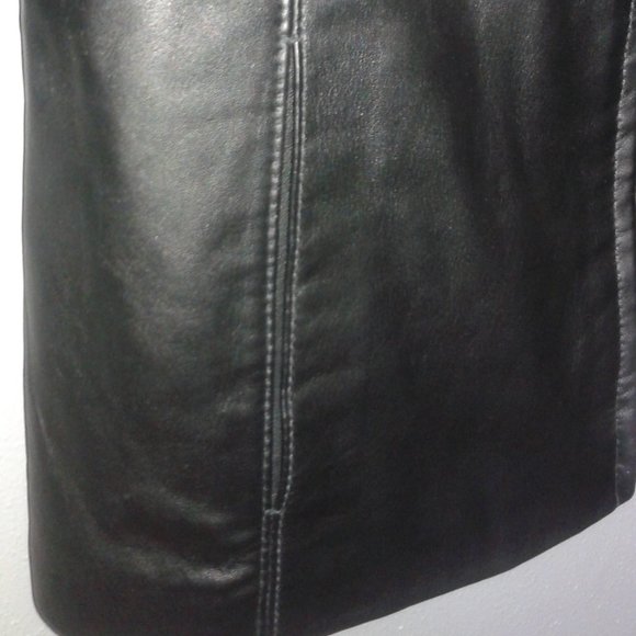 Buttery soft Leather Jacket sz small (6-8) - Picture 4 of 9